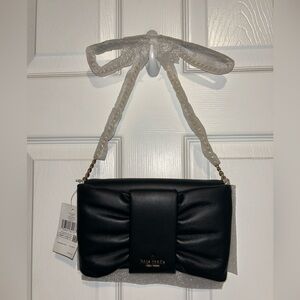 Kate Spade Bow Clutch/Bag with Gold Hardware